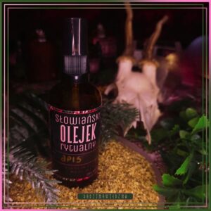 Apis, produkty pszczele, propolis, pyłek pszczeli, magia naturalna - słowiańskie olejki rytualne - miłość, energia, namiętność, ochrona, odwaga. Olejek rytualny, akcesoria rytualne