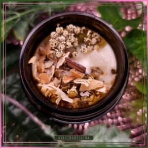 Świętowit / Powietrze - słowiańska biała świeca rytualna - ochrona, oczyszczenie, magia wzrostów.