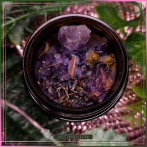 Wróżebnica / andrzejki - wróżbiarstwo, intuicja - słowiańskia świeca sojowa, świeca naturalna rytualna. Świeca rytualna, intuicja, wróżbiarstwo.